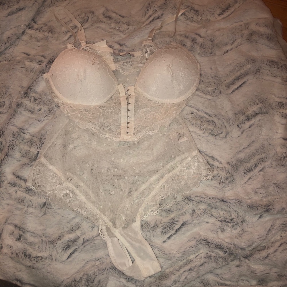 White Lace Teddy